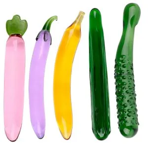 Fruit and Veg Glass Dildos