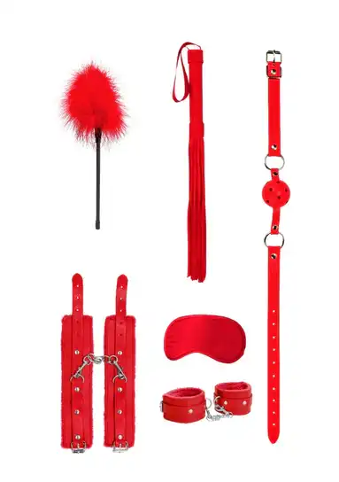 OUCH! Beginners Bondage Kit Red - Image 2