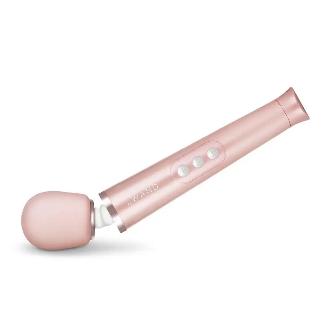 LE WAND PETITE RECHARGEABLE VIBRATING MASSAGER ROSE GOLD - Image 2