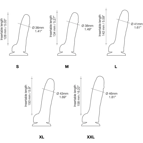STRAP-ON-ME Sliding Skin Realistic Dildo Flesh - XXL - Image 2