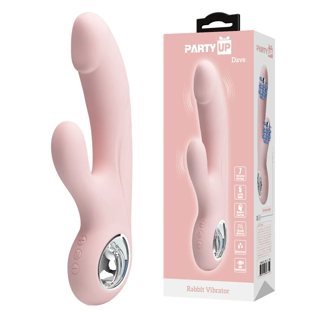 Party Up DAVE Rabbit Vibrator - Image 2