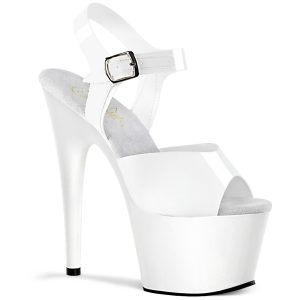 PLEASER Heel Jelly White 7