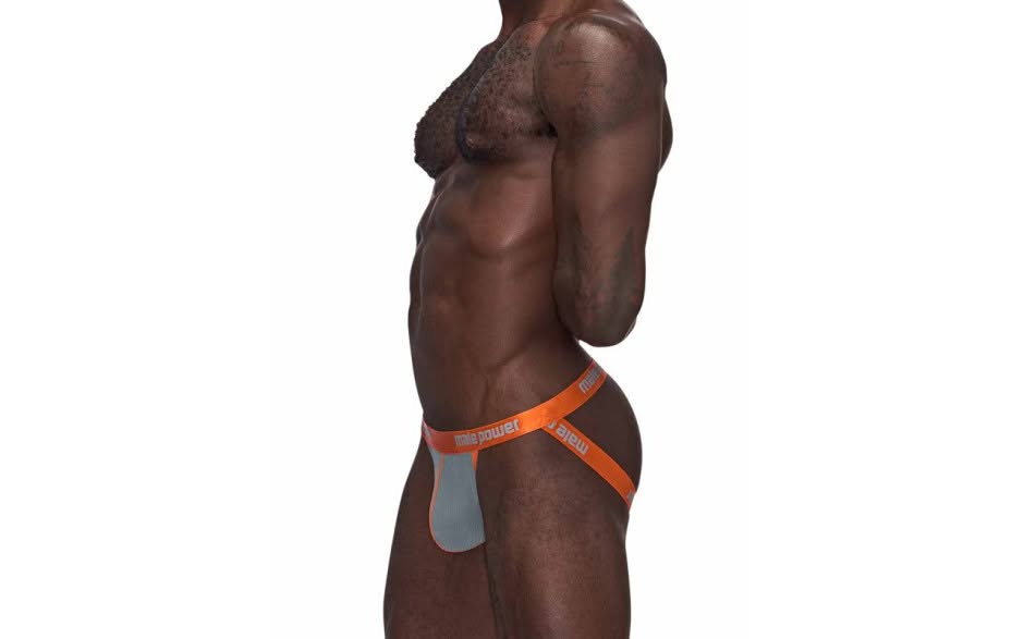 Male Power Casanova Uplift Jock Grey - Image 2